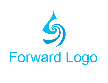 water drop cleaning logo