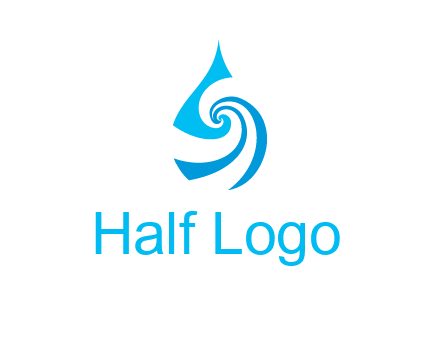 water drop cleaning logo