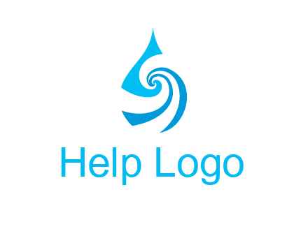 water drop cleaning logo