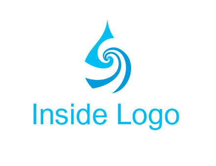 water drop cleaning logo