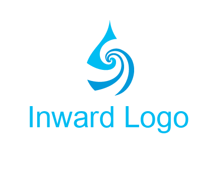 water drop cleaning logo
