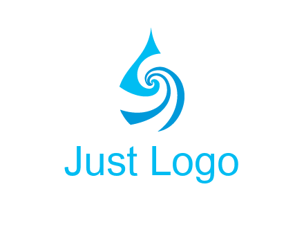 water drop cleaning logo