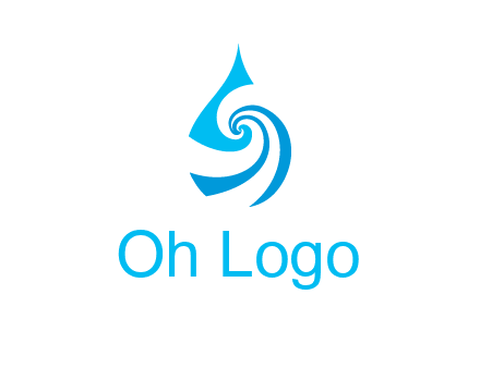 water drop cleaning logo