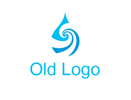water drop cleaning logo