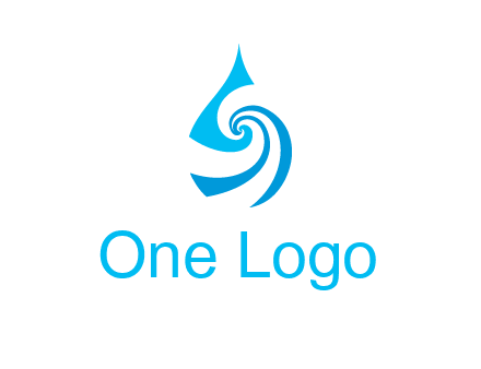 water drop cleaning logo