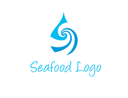 water drop cleaning logo