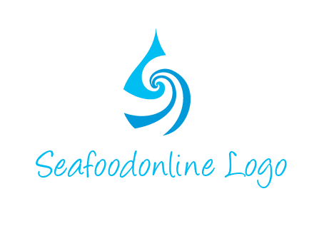 water drop cleaning logo