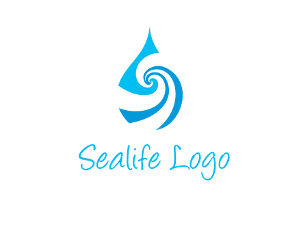 water drop cleaning logo