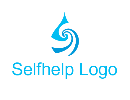water drop cleaning logo