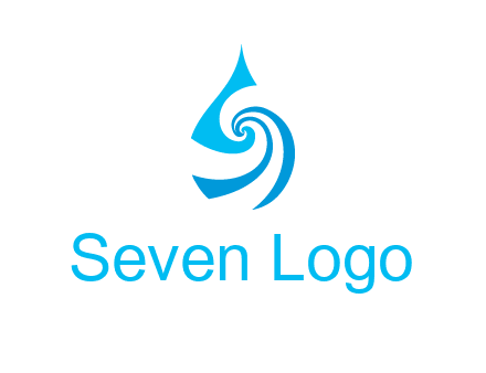 water drop cleaning logo