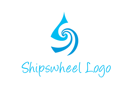water drop cleaning logo