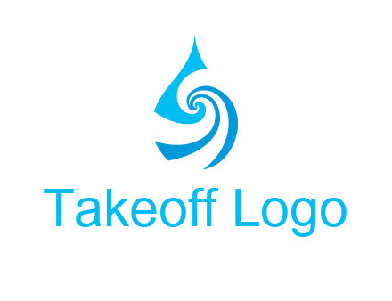 water drop cleaning logo