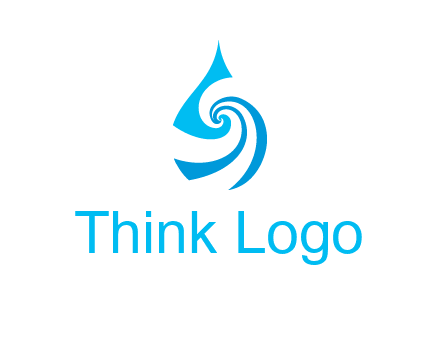 water drop cleaning logo