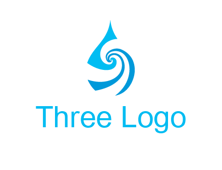 water drop cleaning logo