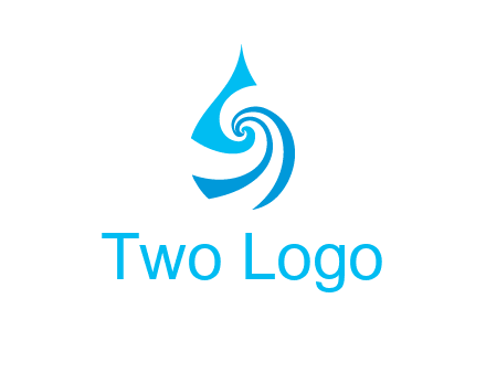 water drop cleaning logo