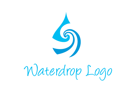 water drop cleaning logo