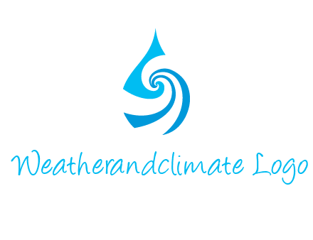 water drop cleaning logo