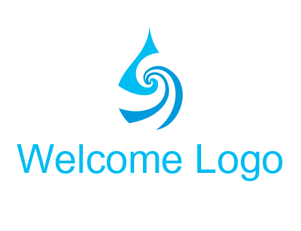 water drop cleaning logo