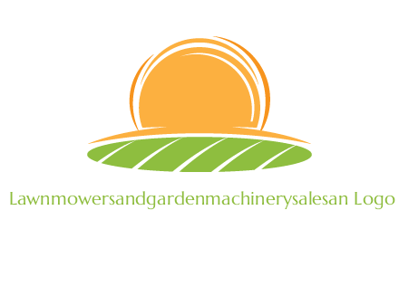 farm field with rising sun logo