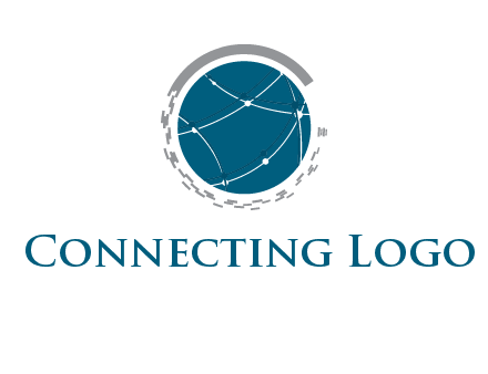 tech connection inside globe logo