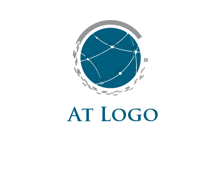 tech connection inside globe logo
