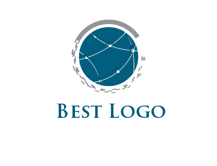 tech connection inside globe logo