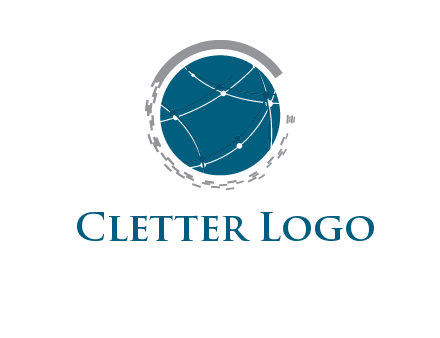 tech connection inside globe logo