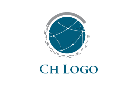 tech connection inside globe logo