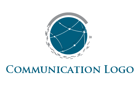 tech connection inside globe logo