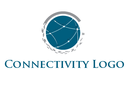 tech connection inside globe logo
