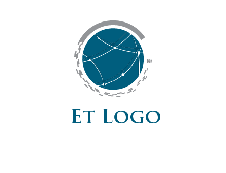tech connection inside globe logo