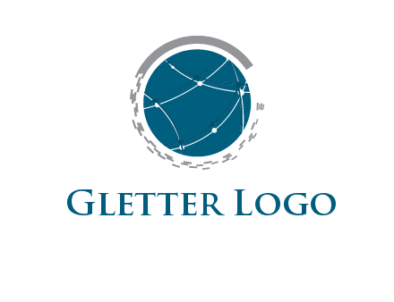 tech connection inside globe logo