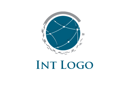 tech connection inside globe logo