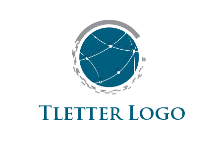 tech connection inside globe logo