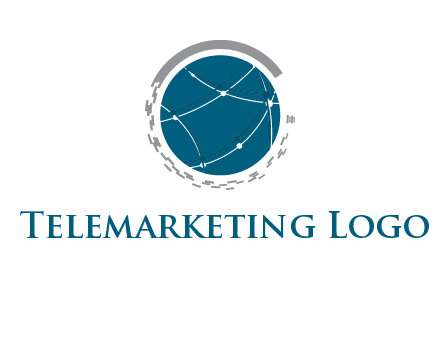 tech connection inside globe logo