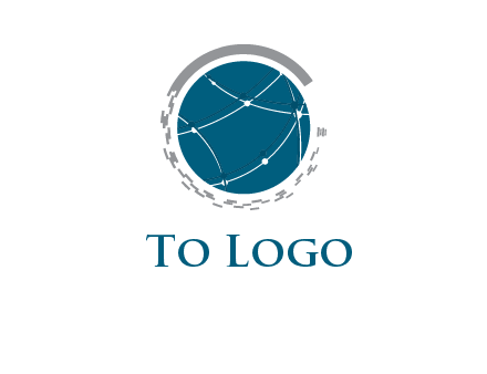 tech connection inside globe logo