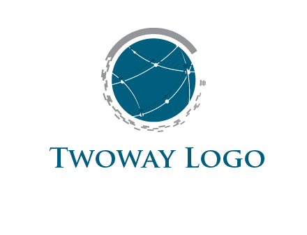 tech connection inside globe logo