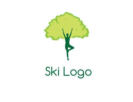 person with tree logo
