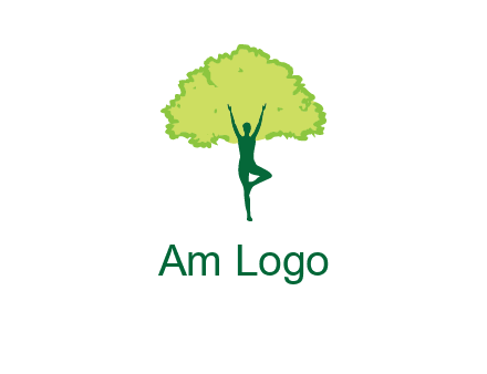 person with tree logo
