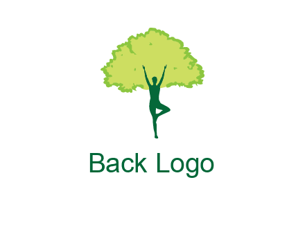 person with tree logo