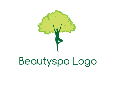 person with tree logo