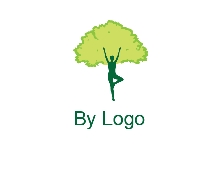 person with tree logo
