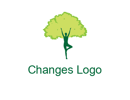 person with tree logo