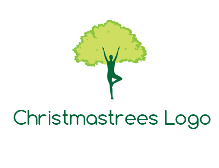 person with tree logo