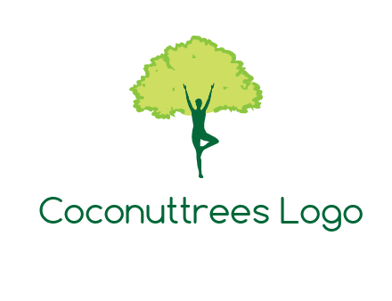 person with tree logo