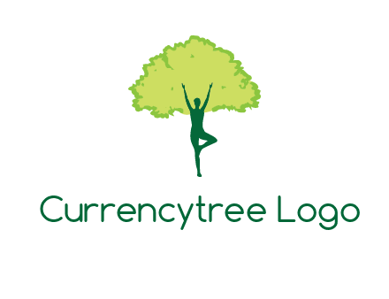 person with tree logo
