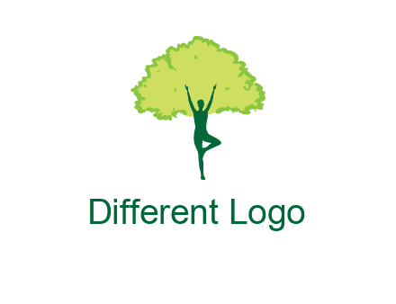 person with tree logo