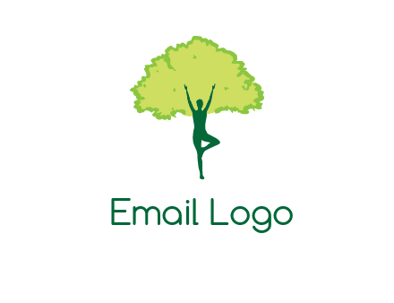 person with tree logo