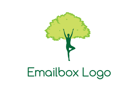 person with tree logo