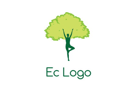 person with tree logo